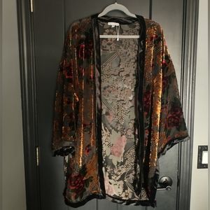Baltic Born Amal Velvet Kimono, Women's M/L